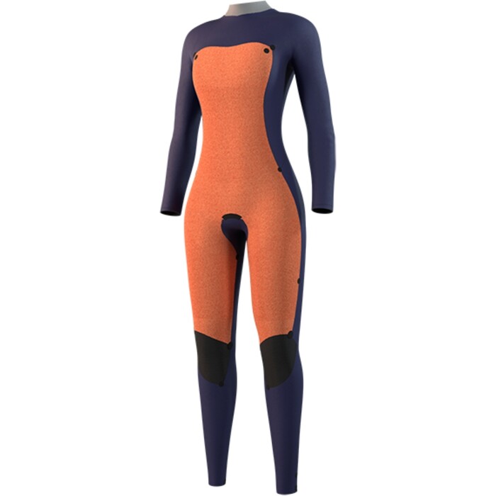 2025 Mystic Womens Star 4/3mm Chest Zip Wetsuit 35000.250051 - Black